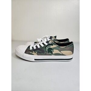 Foco NCAA Michingan State Spartans Womens Camo Low Top Shoes Size 11 MSRP $45.99